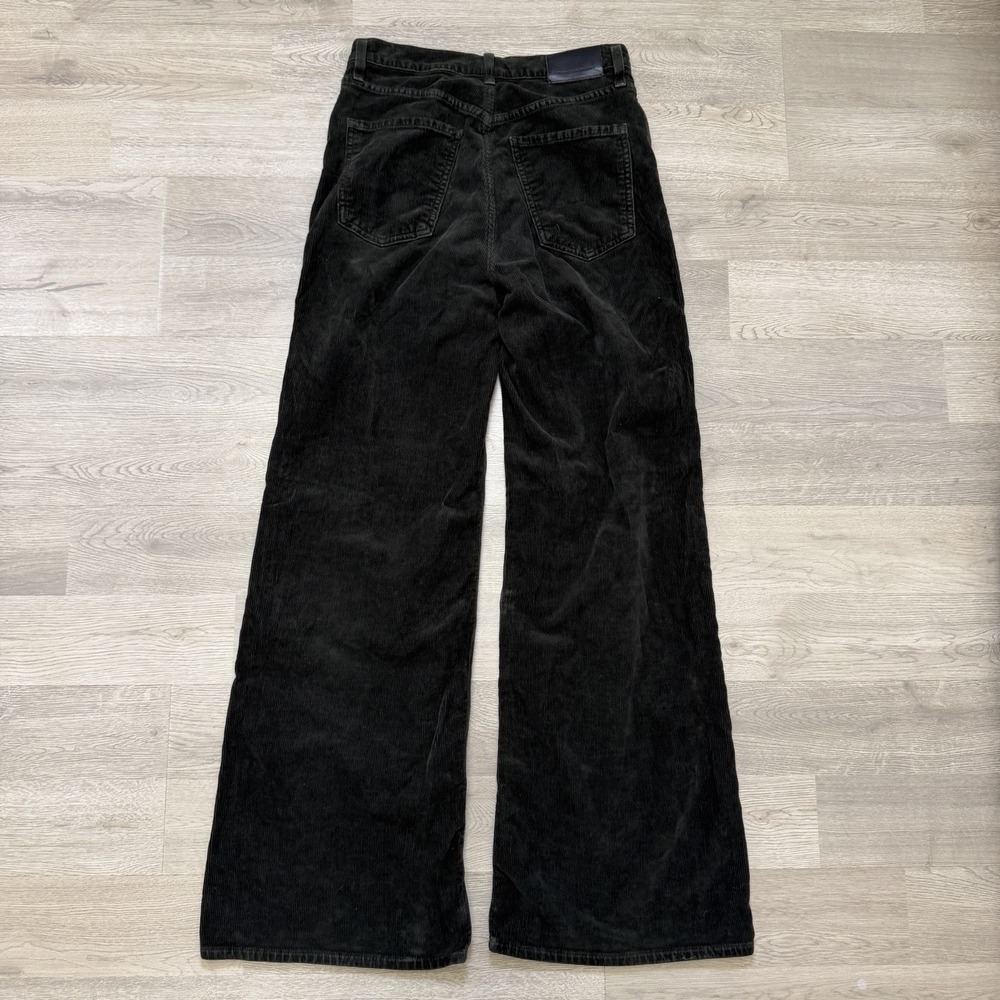 Citizens of Humanity Paloma Wide Leg Corduroy Pants Women's 28 Olive High Rise - Picture 5 of 14